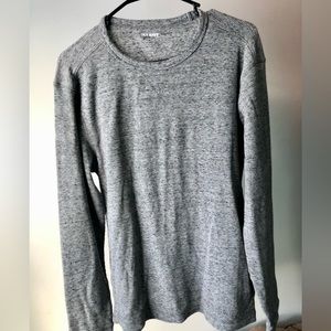 Old Navy, mini waffle thermal. Multi gray colored.